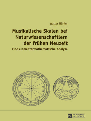 cover image of Musikalische Skalen bei Naturwissenschaftlern der fruehen Neuzeit